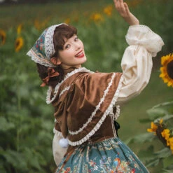 [Pre-order] Bavarian Girl Country Style Hooded Cloak -LOLITA Shop O1CN01t1jYcE2GOLHenvOTi 57119005