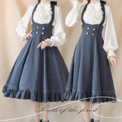 Classical 2way High Waist Jumper Skirt -LOLITA Shop O1CN01tWCA3Y2IENveZDOZR 482929254