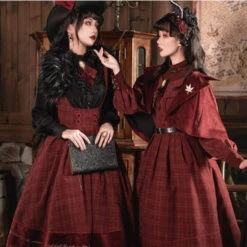 Fontainebleau Checkered High Waist Jumper Skirt -LOLITA Shop O1CN01tasbAo1OM45RxzNbk 1741691690 1 954407b4 dcd9 48d8 b05f 5341315108e5