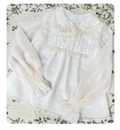 Flower Button Long Sleeve Blouse 18 Flower Button Long Sleeve Blouse -LOLITA Shop O1CN01tkHVKF1wCAblGV0zI 83566271 09a8d7f5 a46c 4f91 8828 eab526837f41