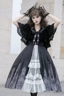 Tower Of Silence Cross Jumper Skirt And Cape -LOLITA Shop O1CN01u5zRpz1jmGt4vQmpX 290794590 9161993c a4ac 4338 9dff fb41af045e0d