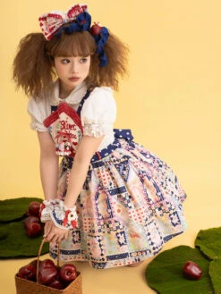 Sweet Home Fairy Tale 2way Suspender Skirt -LOLITA Shop O1CN01u76LVb2CHEt7m9Fre 671178448