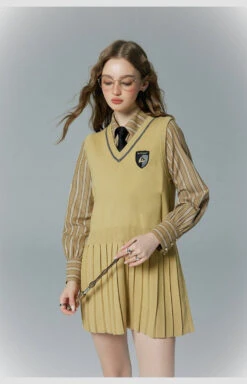 [Pre-order] Hogwarts School Of Witchcraft And Wizardry V-neck Knit Jumper Skirt -LOLITA Shop O1CN01uFgMOQ2EqcgnKqpRC 1644008796