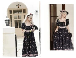 Roses Bouquet Square Neck High Waist Dress -LOLITA Shop O1CN01uGiGKP1oC9i90O5BP 921575188 583aa5e0 d5a8 477c 91c6 a1727dacc7c6