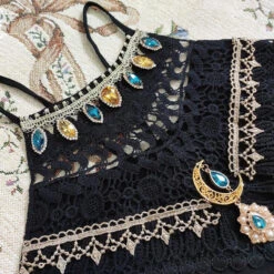 [Pre-order] Twilight Egyptian Lolita V-neck Blouse With Camisole -LOLITA Shop O1CN01uNiGMR2GOLGlbkmZ7 57119005