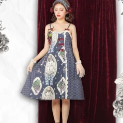 Vineyard Classical Lolita Jumper Skirt -LOLITA Shop O1CN01uwGq2h1sqEYJZBs5a 830055817