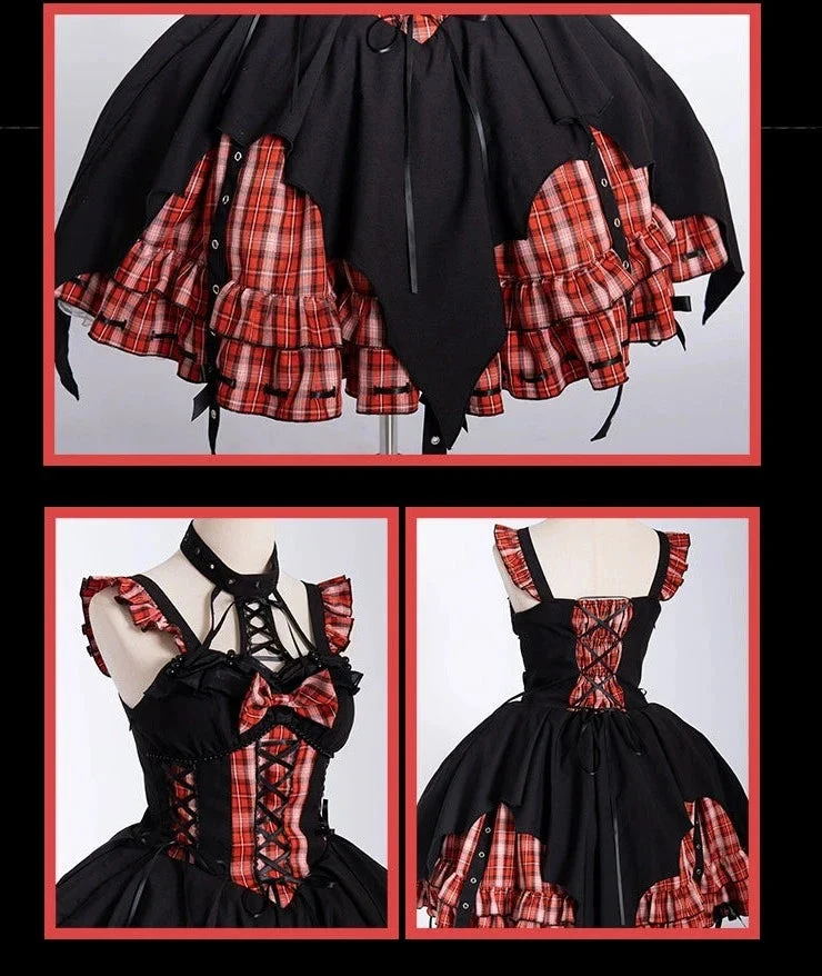 Heaven And Hell Subculture Check Jumper Skirt 15 Heaven And Hell Subculture Check Jumper Skirt - Image 13