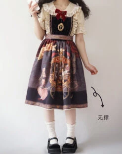 [Pre-order] Kaikiya Circus Troupe Gothic Lolita Jumper Skirt -LOLITA Shop O1CN01vCY1Ha2GOLIrwGLYF 57119005