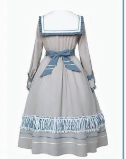 [Worn By Liyuu] Gray Blue Lolita Dress In Sailor Color -LOLITA Shop O1CN01vVSakA2CZ64LUicWU 2528448487