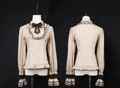 Poetry Of Music Ribbon Tie Blouse -LOLITA Shop O1CN01vv4gkl1oC9hmlUJio 921575188