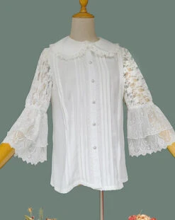 Tower Of Dawn Lace Sleeve Blouse -LOLITA Shop O1CN01wB89df1WerIK1v8Uo 11942814