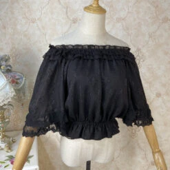 2Way See-through Lolita Blouse -LOLITA Shop O1CN01wRWeYB1QBeEb4VS2e 653631938