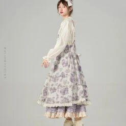 [Pre-orders Until 9/9] Bouquets For Autumn Days Overalls Jumper Skirt -LOLITA Shop O1CN01wYVua02JleRMNUggW 2703379462