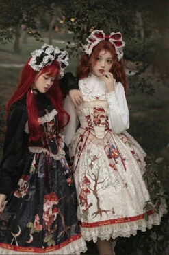 Traveling Cat Antique Print Jumper Skirt -LOLITA Shop O1CN01wcEb8o1wCAbyqzYgC 83566271 456149a2 3281 43a9 9a60 0cac48d17282