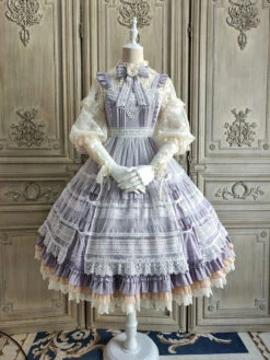 [Pre-order] Frill Collar Blouse With Lace-up Cuffs -LOLITA Shop O1CN01wkvXEO28AaJtPzQo2 1790657892