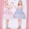 [Pre-orders Available Until 12/18] Lace Figure Tiered Jumper Skirt -LOLITA Shop O1CN01x579hS2CO6v7h0UEq 28129184