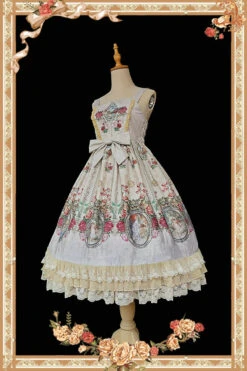 Royal Mural Color Rose Jumper Skirt 40 Royal Mural Color Rose Jumper Skirt -LOLITA Shop O1CN01x5jM4p1WerL9vhy7b 11942814