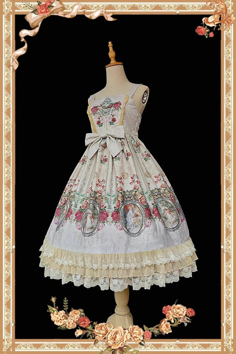 Royal Mural Color Rose Jumper Skirt 21 Royal Mural Color Rose Jumper Skirt - Image 19