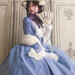 Freya's Fall Classical Lace Sleeve Dress -LOLITA Shop O1CN01xF0DcY1HHIdLFEIxs 2866810732