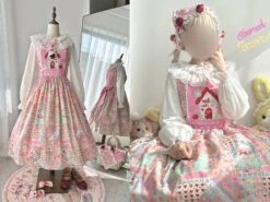 Sweet Home Fairytale Collared Jumper Skirt -LOLITA Shop O1CN01xFk7eh2CHEtCzckMx 671178448 454ad3ea 36f1 4de6 bb4f 723a7217b310