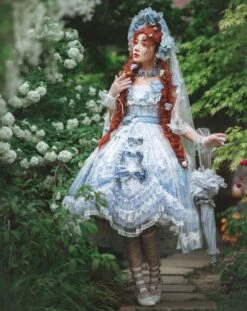 Secret Key Rococo Flower Princess Dress Full Set -LOLITA Shop O1CN01xTiuEz2LCxTznO6c5 2208000529657