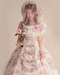 Secret Key Rococo Flower Princess Dress Full Set -LOLITA Shop O1CN01xqy8qw2LCxUZVQBCt 2208000529657