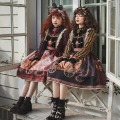 [Pre-order] Kaikiya Circus Troupe Gothic Lolita Jumper Skirt -LOLITA Shop O1CN01yYuC132GOLIa9DBnP 57119005