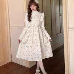 Blue Floral Tank Dress