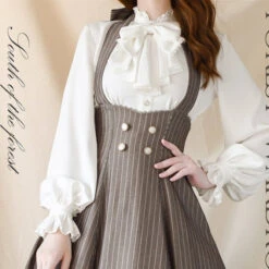 Classical 2way High Waist Jumper Skirt -LOLITA Shop O1CN01zJtE1s2IENvPMid8s 482929254