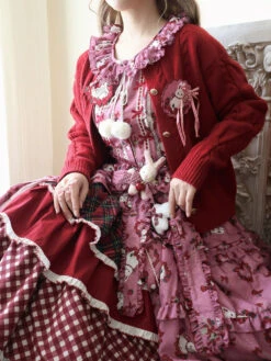 [Pre-orders Available Until 1/23] Sweet Berry Rabbit Knit Cardigan -LOLITA Shop O1CN01zm1AeG2GOLbDofcyZ 57119005