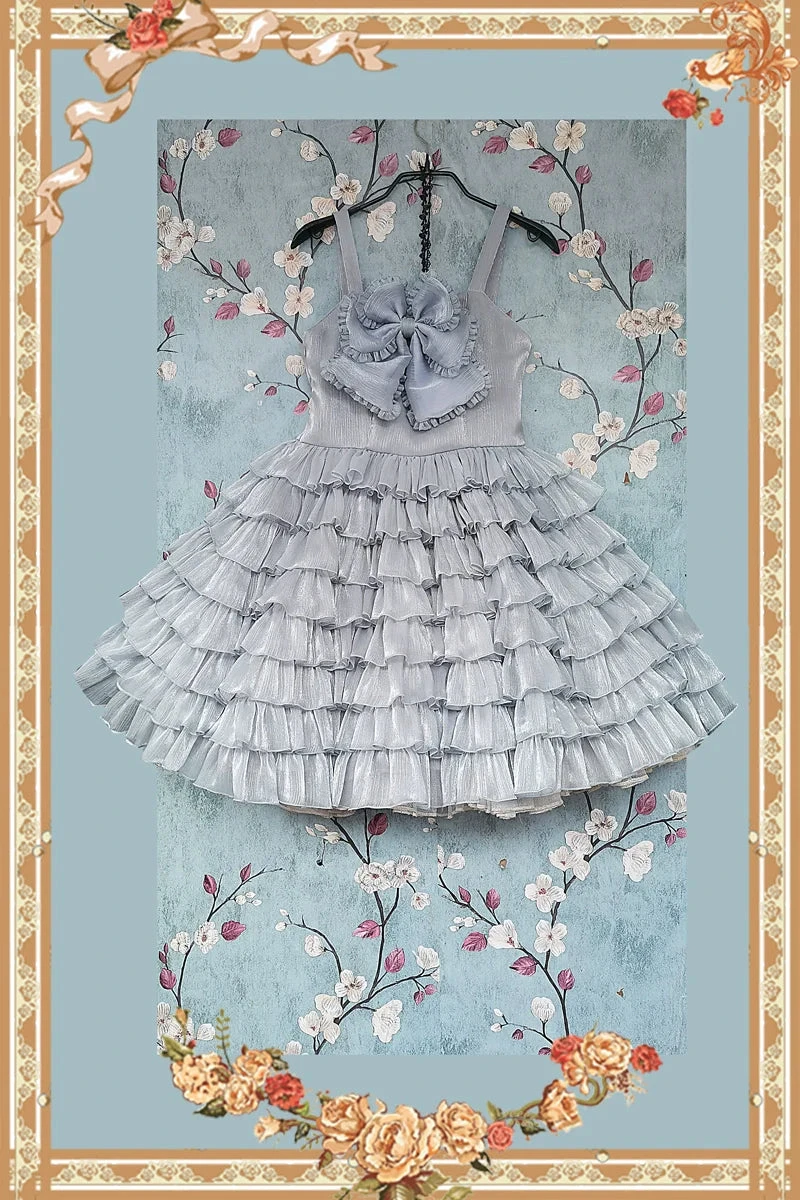 Big Ribbon 8-tier Ruffle Jumper Skirt 20 Big Ribbon 8-tier Ruffle Jumper Skirt - Image 18