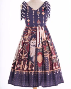 Brave Journey 2 Shoulder Ribbon Jumper Skirt -LOLITA Shop O1CN0321VJF5