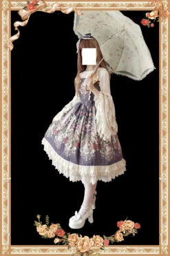 Royal Mural Color Rose Jumper Skirt 29 Royal Mural Color Rose Jumper Skirt -LOLITA Shop TB23lHnsRmWBuNkSndVXXcsApXa 11942814