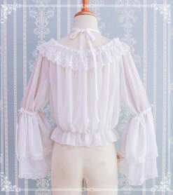 Chiffon Design Shoulder Blouse -LOLITA Shop TB2QT.sbnZRMeJjSspnXXcJdFXa 8652