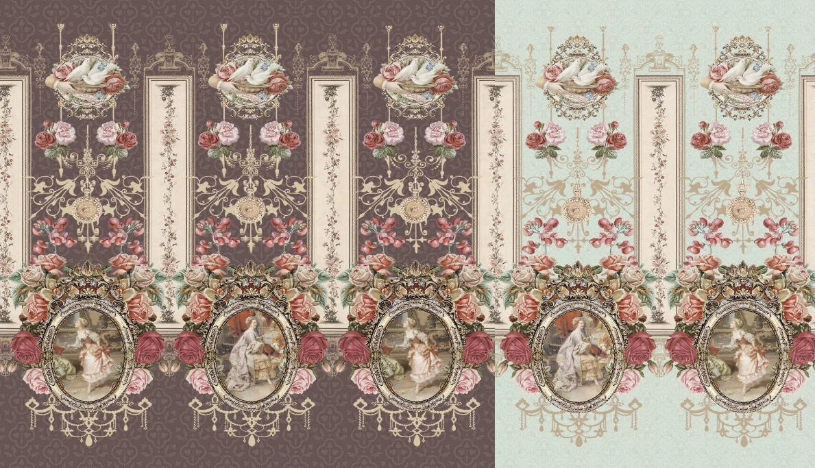 Royal Mural Color Rose Jumper Skirt 19 Royal Mural Color Rose Jumper Skirt - Image 17