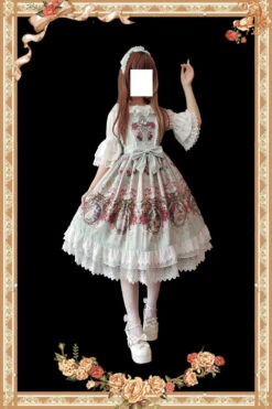 Royal Mural Color Rose Jumper Skirt 33 Royal Mural Color Rose Jumper Skirt -LOLITA Shop TB2UznpsRyWBuNkSmFPXXXguVXa 11942814