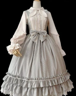 Blouse With Bunny Ear Ribbon Tie -LOLITA Shop TB2VnR4eASWBuNjSszdXXbeSpXa 11942814