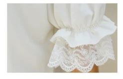 Embroidered Collar Lolita Short Sleeve Blouse With Ruffles And Lace -LOLITA Shop TB2bY7sxHxmpuFjSZJiXXXauVXa 83566271
