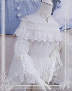 Chiffon Lace Princess Sleeve Blouse [20% Off With Combined Purchase & Coupon Input] -LOLITA Shop TB2iSIrE1SSBuNjy0FlXXbBpVXa 43566029