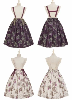 Sunny Rouge Grape Pattern Suspender Skirt -LOLITA Shop YouTube 12 5e910e25 795f 4bbc 9dc1 0308d9b76833