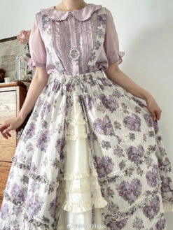 [Pre-orders Until 9/9] Bouquets For Autumn Days Strap Skirt -LOLITA Shop b3cc438fgy1ht1j07edx1j20u0140k59