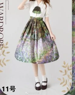 A Total Of 15 Skirts With Monet Paintings -LOLITA Shop c4d2acee 9d75 4d9d b57f 326eb14f29b3