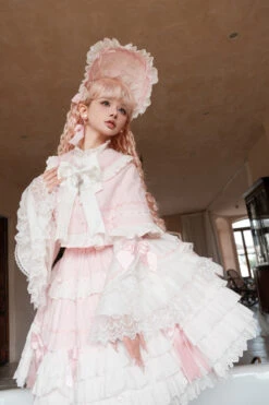 [Pre-orders Available Until 8/15] Labyrinth Doll 3-piece Set: Jumper Skirt, Princess Sleeves, And Cape -LOLITA Shop e00bad86gy1hrwyo87q6vj237k4tcu11