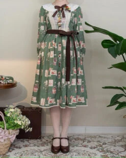 [Pre-order] Forest Encyclopedia Print Dress -LOLITA Shop s O1CN0109wEY22GOLRz9tP89 57119005 fdd01f38 6a95 4521 98f3 8d4cfb232475