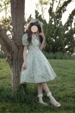 Floral Poetry Classical Short Sleeve Dress 26 Floral Poetry Classical Short Sleeve Dress -LOLITA Shop s O1CN01438U0h290nkKIXX9x 2534688006