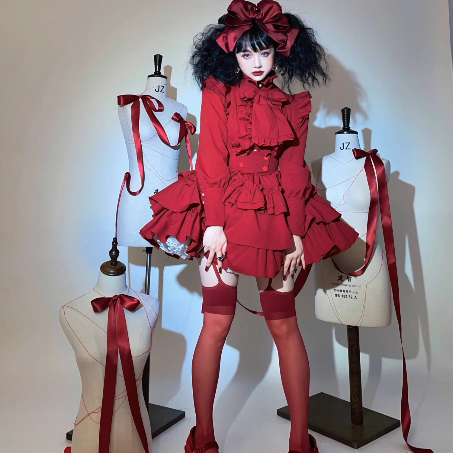 Doll's House Suspender Mini Skirt 5 Colors 3 Doll's House Suspender Mini Skirt 5 Colors