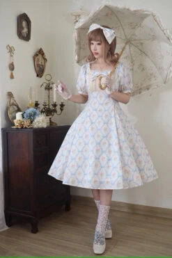 Floral Poetry Classical Short Sleeve Dress 34 Floral Poetry Classical Short Sleeve Dress -LOLITA Shop s O1CN018Jtk8C290nkOCINPx 2534688006