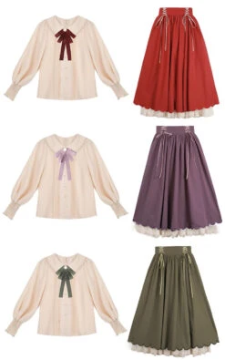 Lady-style Retro Classical Setup [Long Sleeve Type] Total 5 Colors -LOLITA Shop s O1CN018i6jbQ1Xm12hLUUPB 153312965