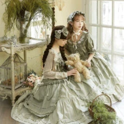 [Sale Period Ended] PEACH TREE Embroidered Jumper Skirt -LOLITA Shop s O1CN01Ab1k2I1NZygXM3pPx 756511585