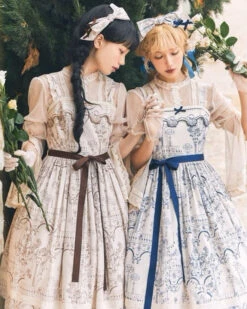 Opera Theater Dotted Tulle Blouse -LOLITA Shop s O1CN01DZL6AC1NZyay54FIX 756511585